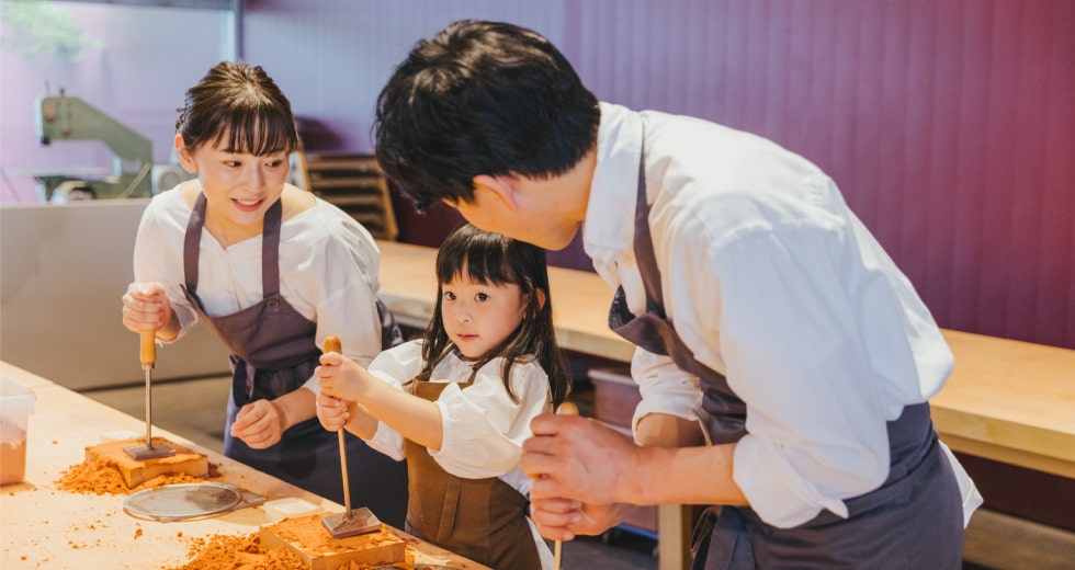 錫の鋳物製作体験